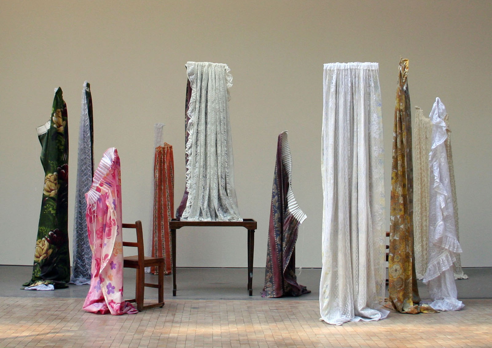 'Behind Closed Doors' series, fabric & resin @ CSM Degree Show One 2015